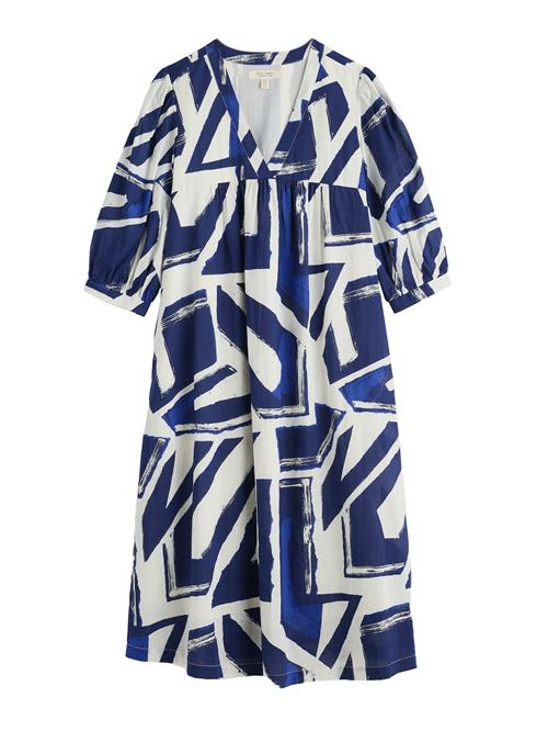 Seasalt Cornwall Kjole 'Earth Colours'  blå / mørkeblå / hvid