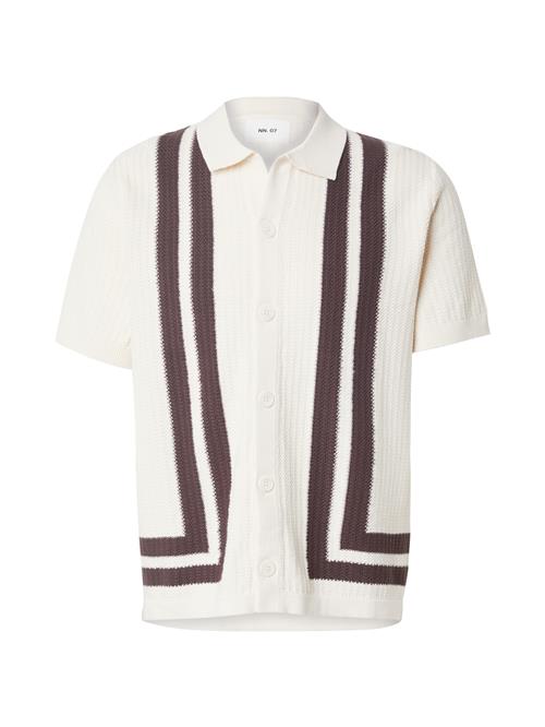 NN07 Cardigan 'Ares'  beige / choko