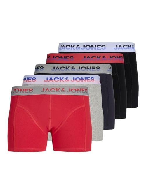 JACK & JONES Boksershorts 'JACJadon'  navy / lysegrå / rød / sort