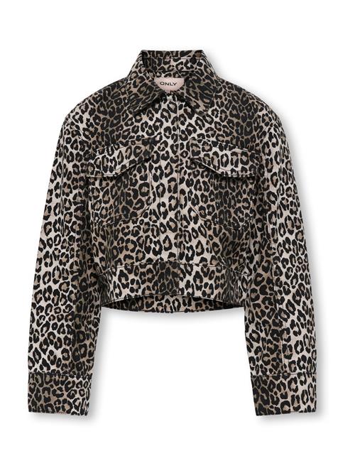 ONLY GIRLS Overgangsjakke 'Kogsandra - Lumi'  ecru / brokade / sort