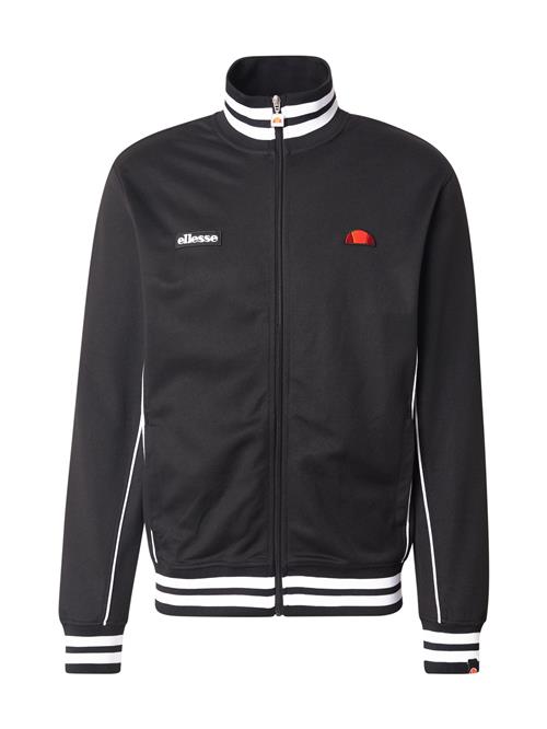 ELLESSE Sweatjakke 'Milan'  sort / hvid