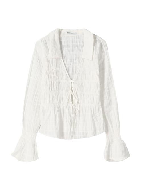 Bershka Bluse  hvid