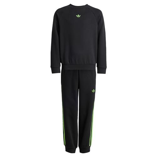 ADIDAS ORIGINALS Joggingdragt 'Crew Set'  neongrøn / sort