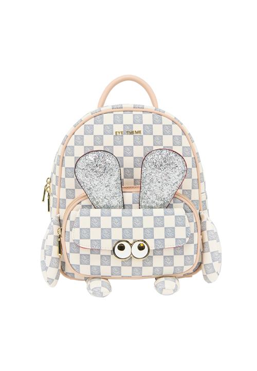 MYMO Rygsæk 'Eyetheme'  navy / lysegrå / sølv