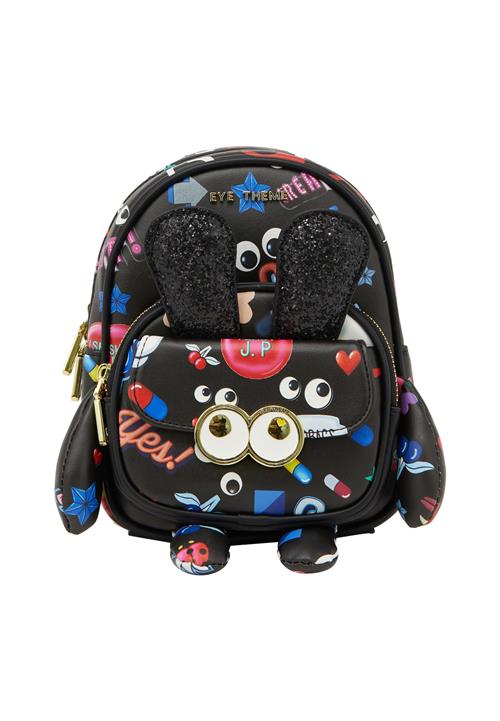 MYMO Rygsæk 'Pop Eyetheme'  gul / rød / sort / hvid