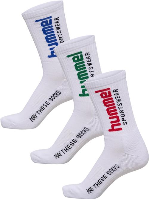 Hummel Sportssokker  blå / grøn / rød / hvid