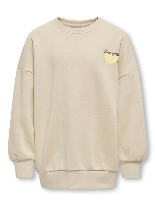 ONLY GIRLS Sweatshirt 'KOGPHOEBE'  beige