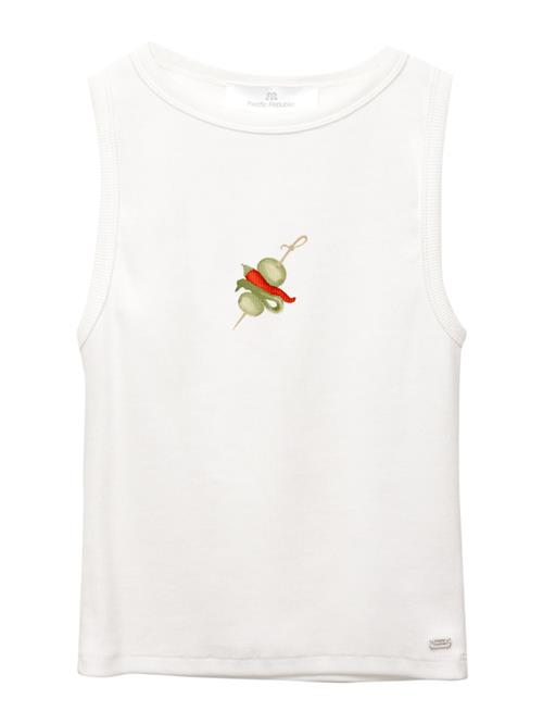 Pull&Bear Overdel 'GILDA'  lysegrøn / brandrød / hvid