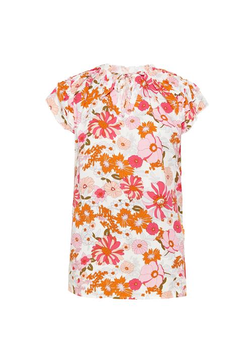 FELIPA Bluse 'Fashion Look'  orange / pink / lyserød / hvid