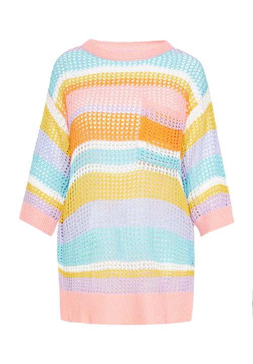 SANIKA Pullover 'Fashion Look'  lyseblå / curry / orange / lyserød