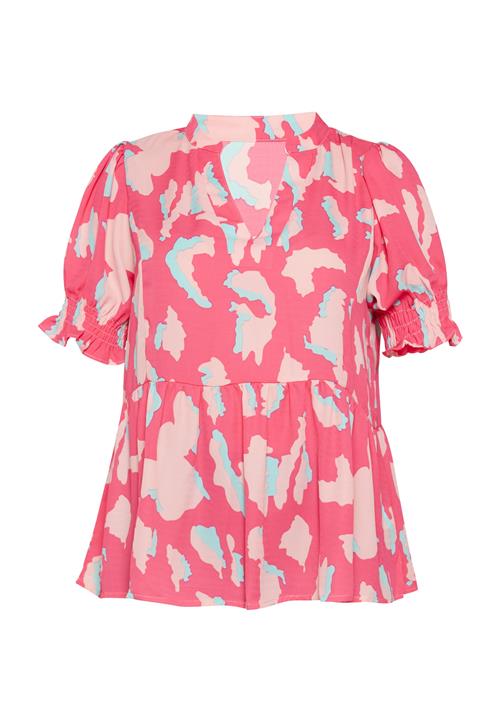 Gaya Bluse  mint / pink / lyserød