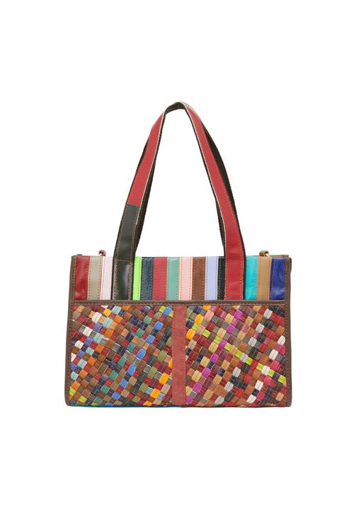 ebeeza Håndtaske  brun / blandingsfarvet