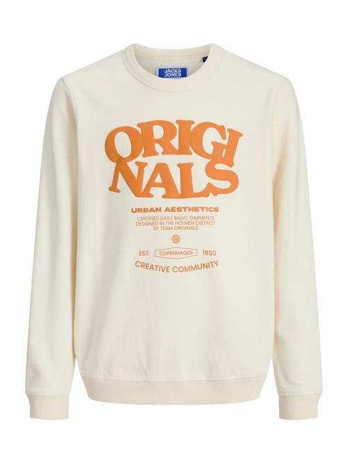 Jack & Jones Junior Sweatshirt  ecru / mandarin