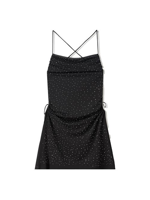 Bershka Kjole  sort / sølv