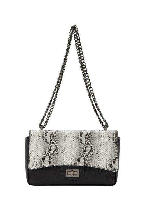 NAEMI Skuldertaske  sort / hvid