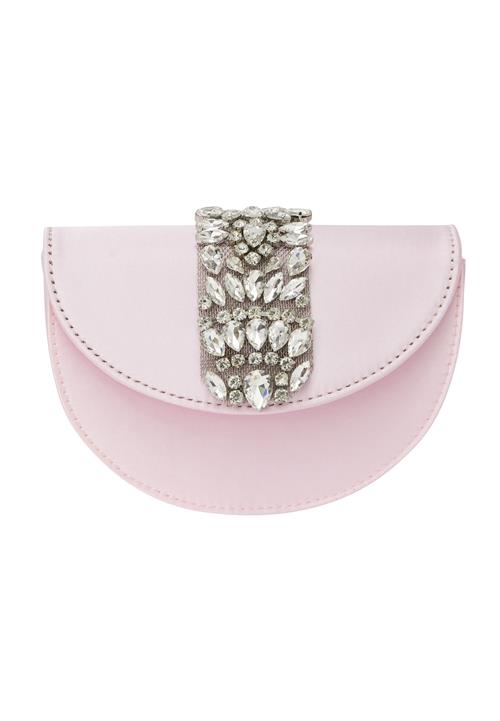 NAEMI Clutch  rosé / sølv