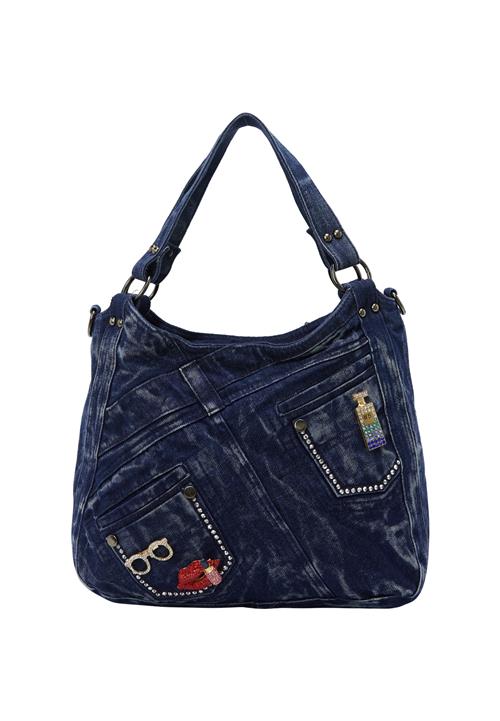 nelice Skuldertaske  mørkeblå