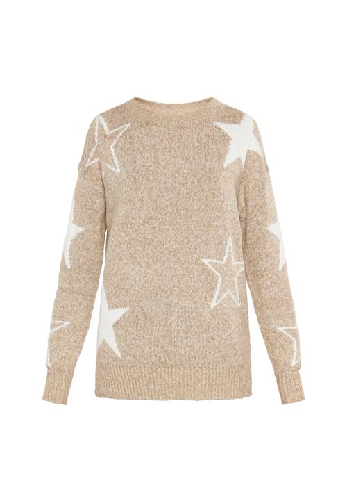 SANIKA Pullover 'Fashion Look'  beige-meleret / offwhite