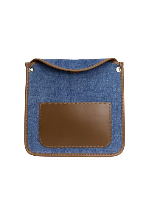 NAEMI Skuldertaske  blue denim / brun
