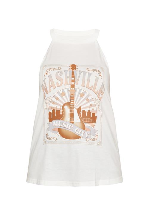 SANIKA Overdel  sand / lysegrå / hvid