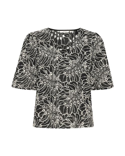 Cream Bluse 'Adelena'  sort / hvid