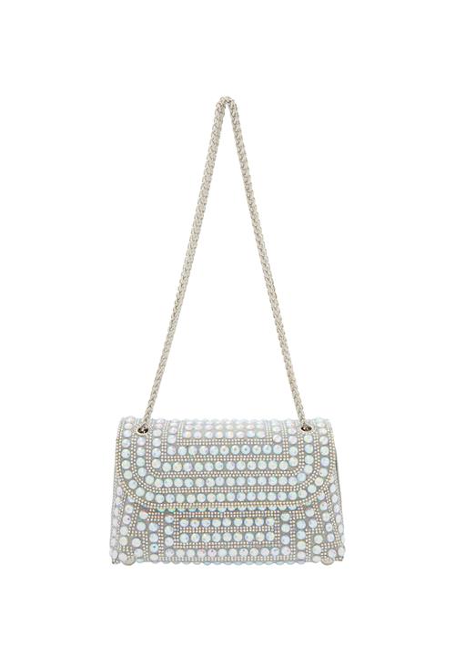 NAEMI Skuldertaske  sølv