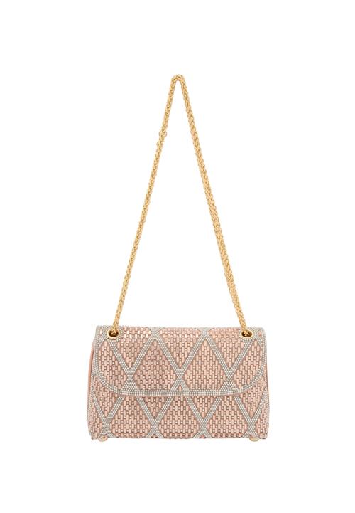 NAEMI Skuldertaske  champagne / sølv