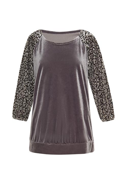 FELIPA Sweatshirt 'Fashion Look'  grå / sort