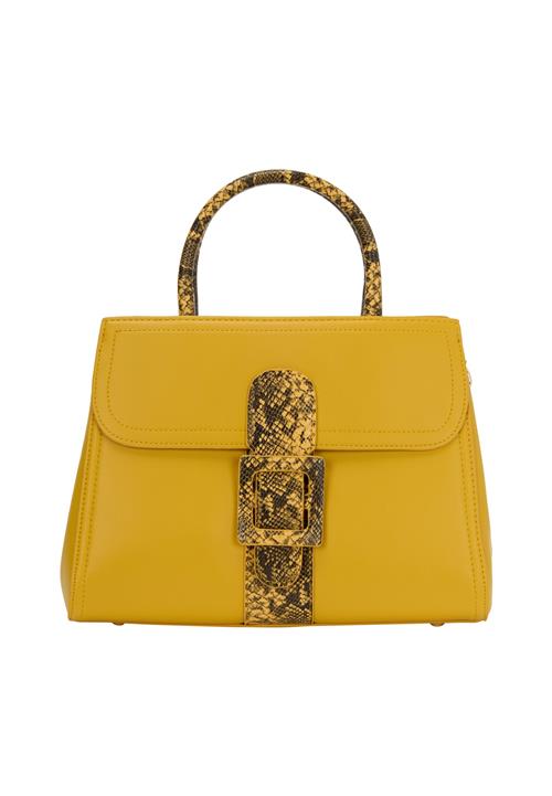 NAEMI Håndtaske  brun / gul