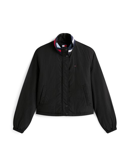 Tommy Jeans Overgangsjakke 'ESSENTIAL'  sort