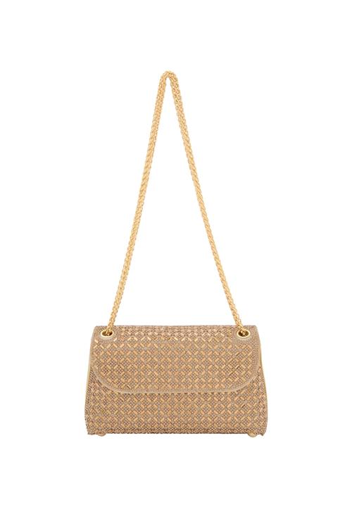 faina Skuldertaske  champagne