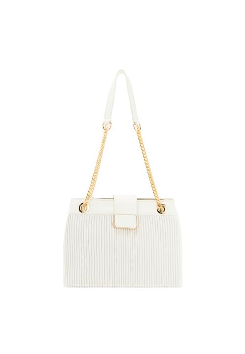 NAEMI Skuldertaske  guld / hvid