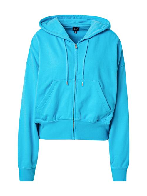 GAP Sweatjakke  azur / hvid