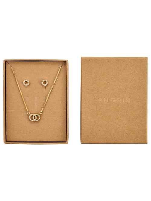 Pilgrim Smykkesæt 'Harlan'  guld / transparent