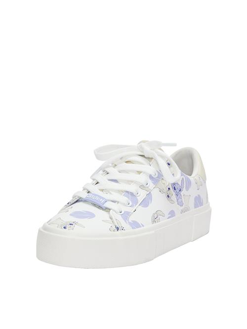 Pull&Bear Sneaker low 'LILO'  beige / navy / dueblå / hvid