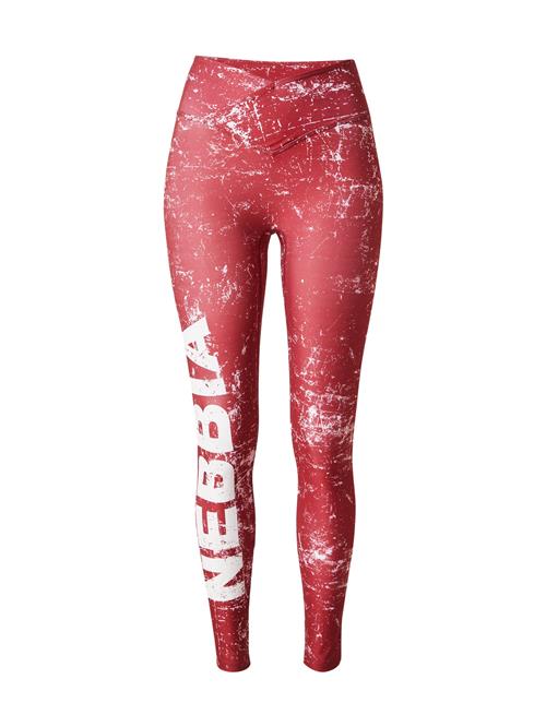 NEBBIA Sportsbukser 'ROUGH GIRL 616'  cranberry / hvid