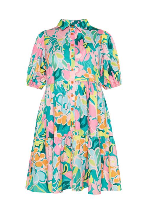 FELIPA Blusekjole 'Fashion Look'  lyseblå / jade / orange / lyserød