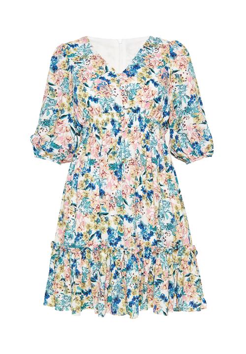 FELIPA Kjole 'Spring Summer'  blå / azur / lysegrøn / hvid