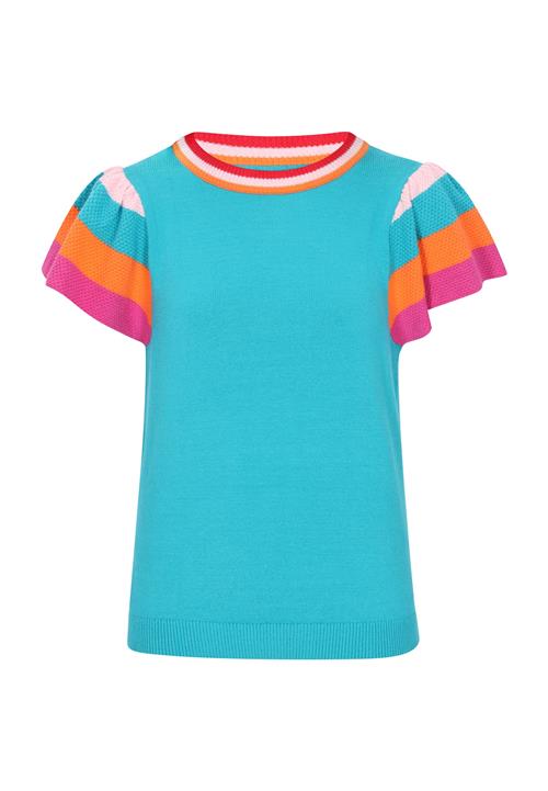 NALLY Pullover 'Fashion Look'  turkis / lilla / orange / rød