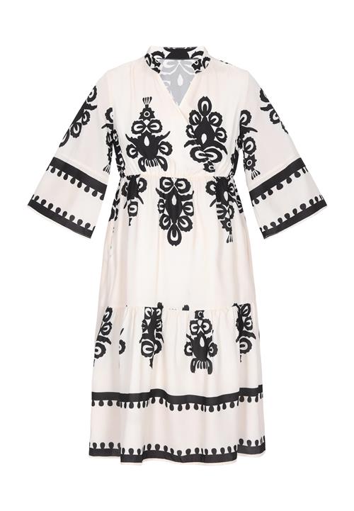 NAEMI Kjole 'Fashion Look'  lysebeige / sort