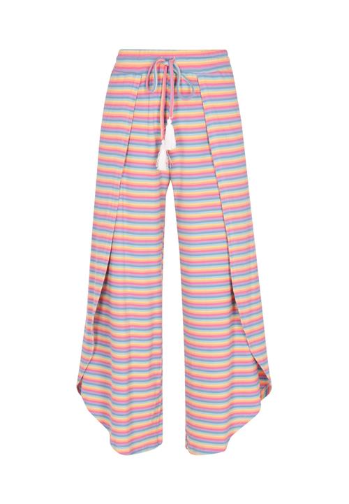 SANIKA Bukser 'Fashion Look'  lyseblå / gul / lyselilla / pink