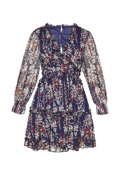 FELIPA Kjole 'Fashion Look'  lyseblå / mørkeblå / rød / hvid