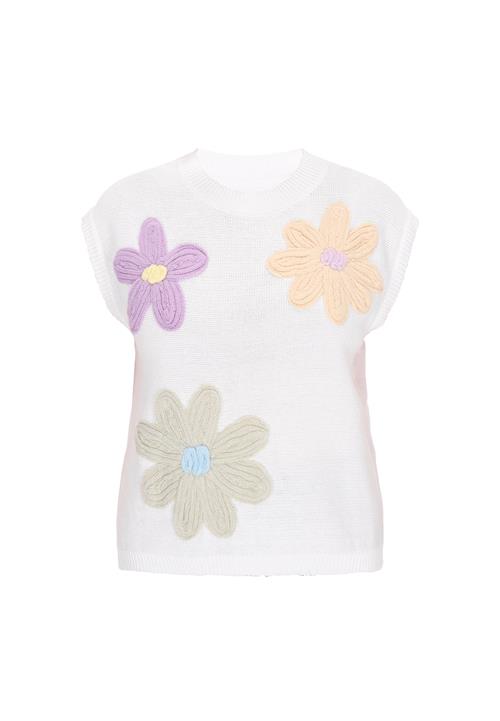 Gaya Pullover 'Festival'  pastelgrøn / lilla / abrikos / hvid