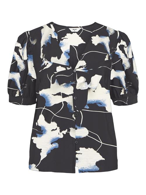 OBJECT Bluse 'OBJJacira'  safir / sort / hvid