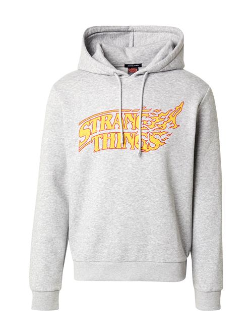 JACK & JONES Sweatshirt 'JORStranger Things'  mørkegul / grå-meleret / blodrød / sort