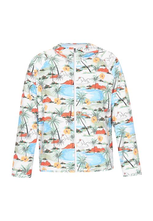 MO Overgangsjakke  lyseblå / pastelgrøn / orange / offwhite