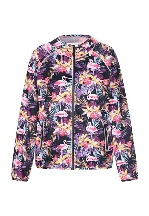 IZIA Overgangsjakke  lilla / orange / pink / sort