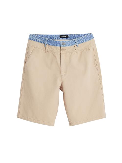 Desigual Bukser  beige / blue denim