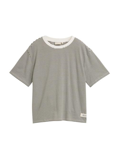 TOM TAILOR DENIM Shirts  mørkegrøn / hvid