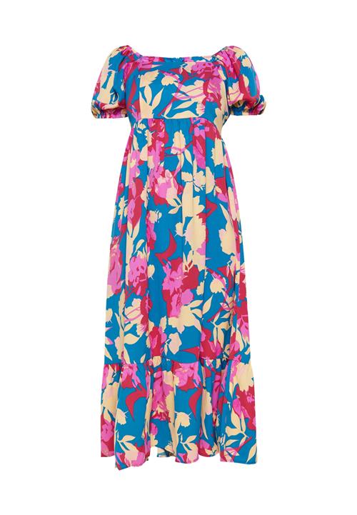 FELIPA Kjole 'Spring Summer'  creme / blå / pink / rød